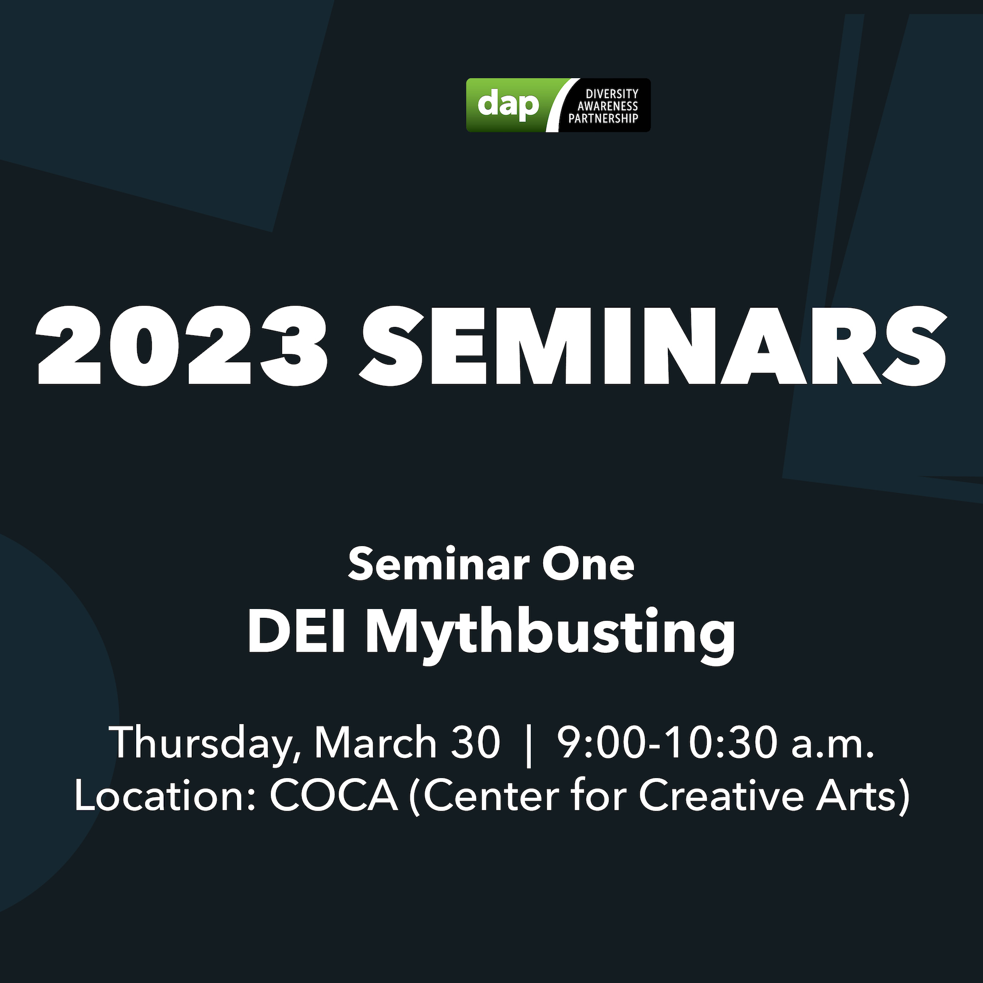 2023 D&I Seminar 1: DEI Mythbusting - Diversity Awareness Partnership