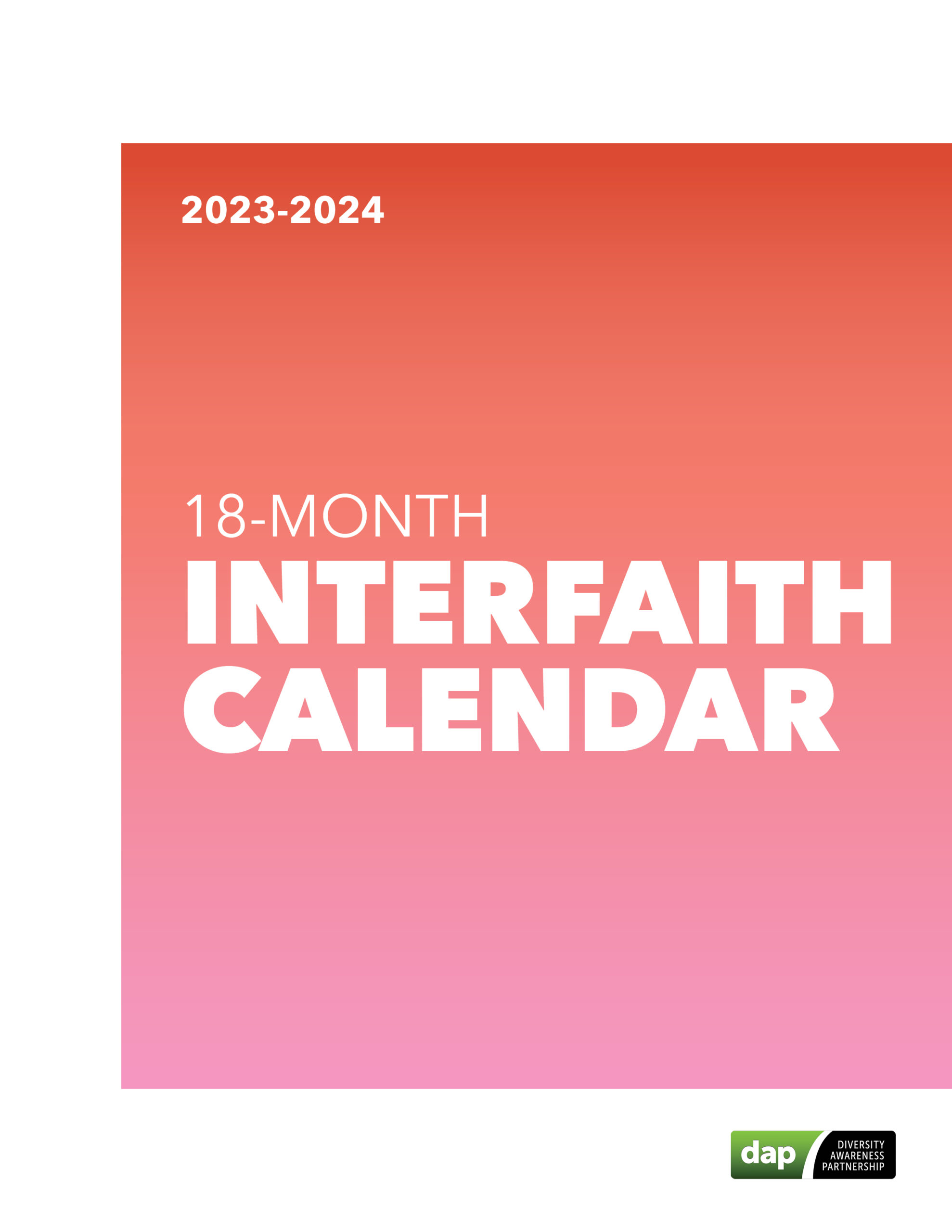 20232024 Interfaith Calendar Diversity Awareness Partnership
